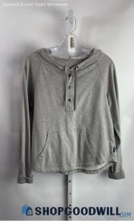 Patagonia Women's Heather Gray Hoodie Sweater - Sz M