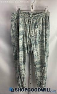 Athleta Women's Steel Gray Tie Dye Twill Joggers - Sz 1X