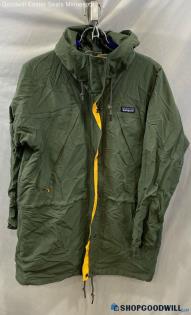 Patagonia Women's Green Rain Jacket - Sz L