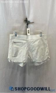 NWT Athleta Women's White Ripstop Tech Shorts - Sz 14