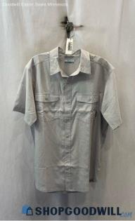 Columbia Men's Gray Tech Shirt - Sz M