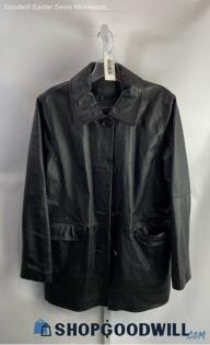 Centigrade Men's Black Genuine Leather Jacket - Sz M