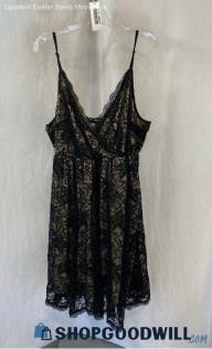 Torrid Women's Black/Nude Lace Swing Dress - Sz 4