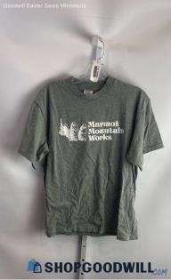 Marmot Women's Light Gray/White Graphic T-shirt - Sz L