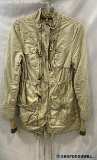 Free People Women's Light Tan Oversized Fashion Jacket - Sz XS