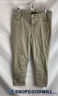 Chico's Women's Tan Slim Skinny Ankle Pant - Sz 10