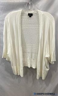 Torrid Women's White Knit Sweater - Sz 4