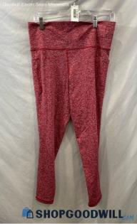 Athleta Women's Heather Red Active Legging - Sz L