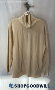 Athleta Women's Light Tan Pullover Tech Sweatshirt - Sz M