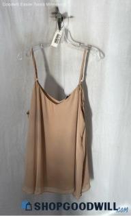 Torrid Women's Beige Spaghetti Strap Tank Top - Sz 3X