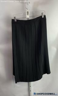 NWT Muche Muchette Women's Black Pintuck Pleated Midi Skirt - Sz OS