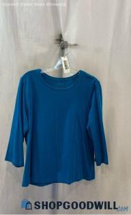 Chico's Women's Blue Pullover Shirt - Sz L