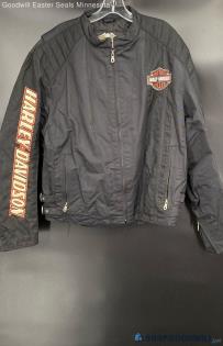 Harley-Davidson Men's Black coat - Sz XL