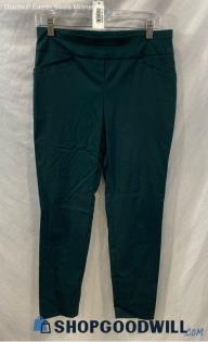 Chico's Women's Dark Green Skinny Trouser Pant - Sz 4