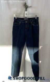 Chico's Women's Dark Blue Slim Straight Jeans - Sz 2S