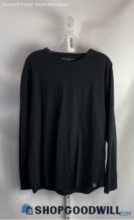 Lucky Brand Men's Black Lightweight Crewneck Long Sleeve Shirt - Sz XL