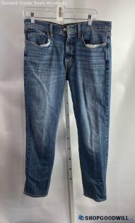 Lucky Brand Men's Weathered Dark Blue Washed Ankle Jeans - Sz 32x30