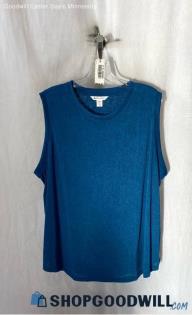 Athleta Women's Blue Lightweight Sleeveless T-Shirt - Sz 2X