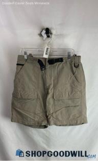 The North Face Men's Beige Buckle Lightweight Cargo Shorts - Sz M