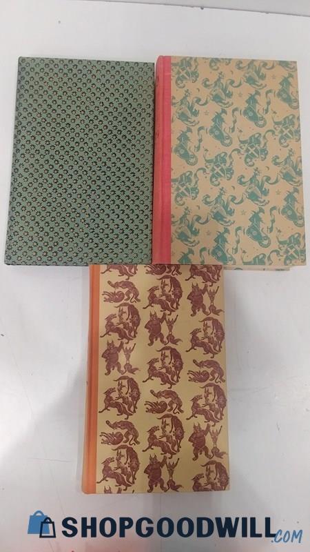 3PC VTG 1950s Heritage Press Hardcover Beautiful Bound Books Goethe Virgil Etc