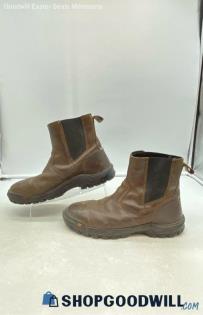 Caterpillar Men's Wheelbase Brown Leather Steel Toe Work Boots Sz 9.5