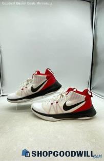 Nike Men's Air Versitile White/University Red Mesh Sneakers Sz 11