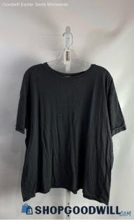 Free People Women's Weathered Black Relaxed Fit T-Shirt - Sz M