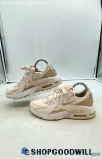 Nike Women's Air Max Excee Shimmer Light Pink Synthetic Sneakers Sz 6.5