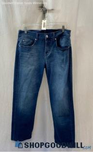 7 For All Men's Blue Wash Straight Jean - Sz 32