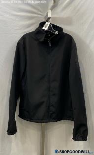 Prada Men's Black Plush Lined Softshell Jacket - Sz XL