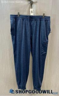 Columbia Men's Heathered Blue Tech Cuffed Ankle Jogger - Sz XL