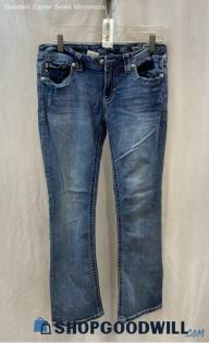 Miss Me Women's Dark blue Mid Rise Bootcut Jean - Sz 29