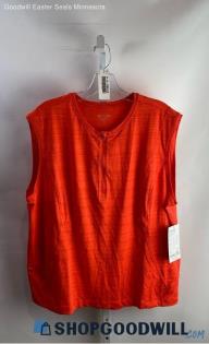 Athleta Women's Orange Tank Shirt - Sz 2X