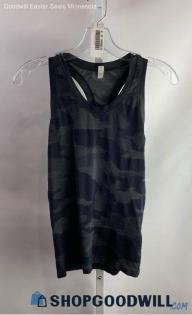 Athleta Women's Black/Gray Camo Racerback Tank - Sz XS