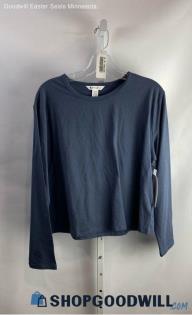 NWT Athleta Women's Blue Pullover Sweater - Sz L