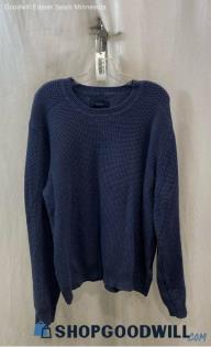 Lucky Brand Men's Navy Waffle Knit Sweater - Sz XL