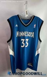 NBA Minnesota Timberwolves Men's Blue/Gray #33 YOUNG Tank Jersey - Sz M