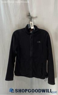 The North Face Women's Black Fleece Zip Up Sweater - Sz M