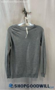 Lululemon Women's Gray Knit Sweater - Sz 10