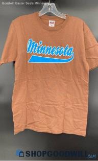 Minnesota Logo Graphic T-shirt by Anvil - Sz M