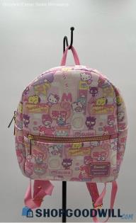 Loungefly Sanrio Hello Kitty Pink Faux Leather Backpack Handbag/Purse