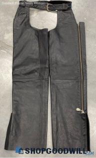 Harley-Davidson Men's Black leather chaps - Sz S