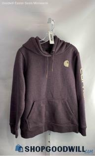 Carhartt Women's Eggplant Hoodie - Sz XL