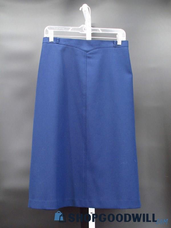 Vintage Levi Straus Co. Women's Navy A-Line Skirt Size 30