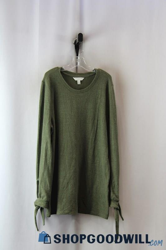 Lucky Brand Women's Green Knit Sweater SZ-XS
