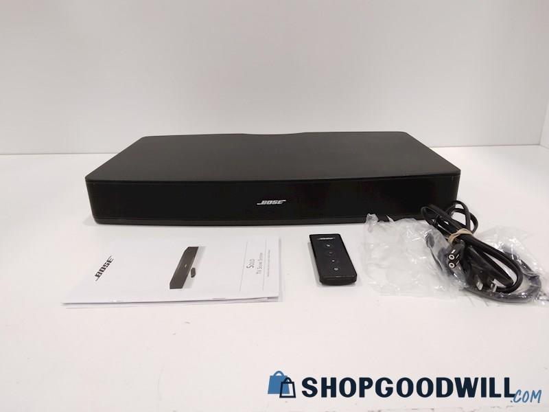 Bose Solo TV Sound System W/Remote IOB-Tested