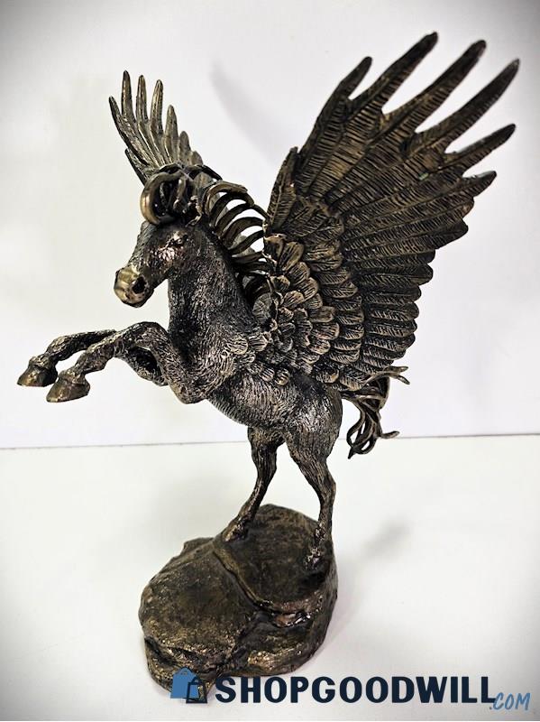 Wally Shoop Signed Bronze Pegasus Sculpture / Figurine Date: 1984 Piece# 151/195