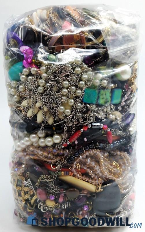 Collection of Costume Jewelry Styles 7.6lbs