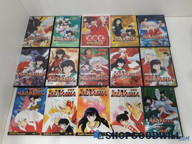 INUYASHA Series Anime Season Episode Discs and Manga Set  