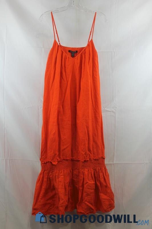 NWT Banana Republic Women's Orange Blouson Dress SZ S